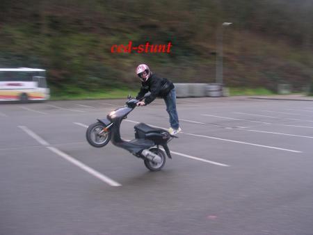 cedric avec son scoot